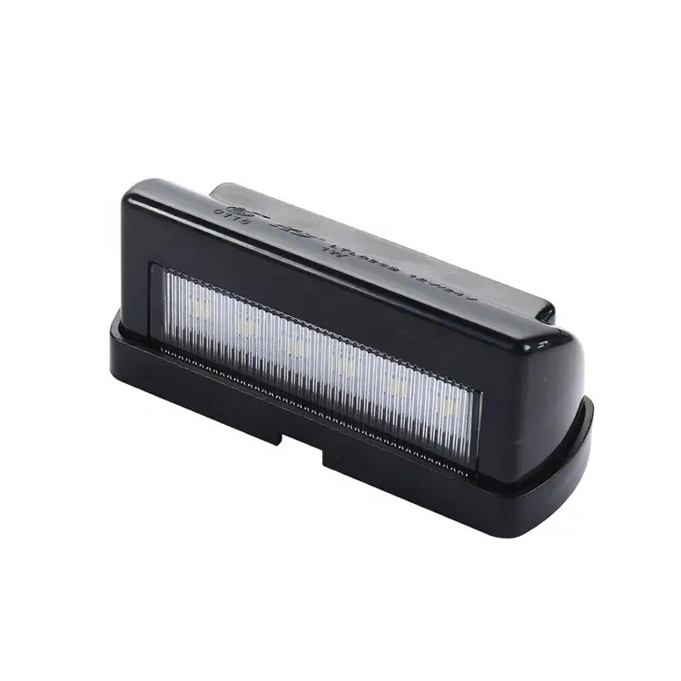 Bright White 12v_24v Error Free 6 Led License Number Plate Lamp License Plate Light -