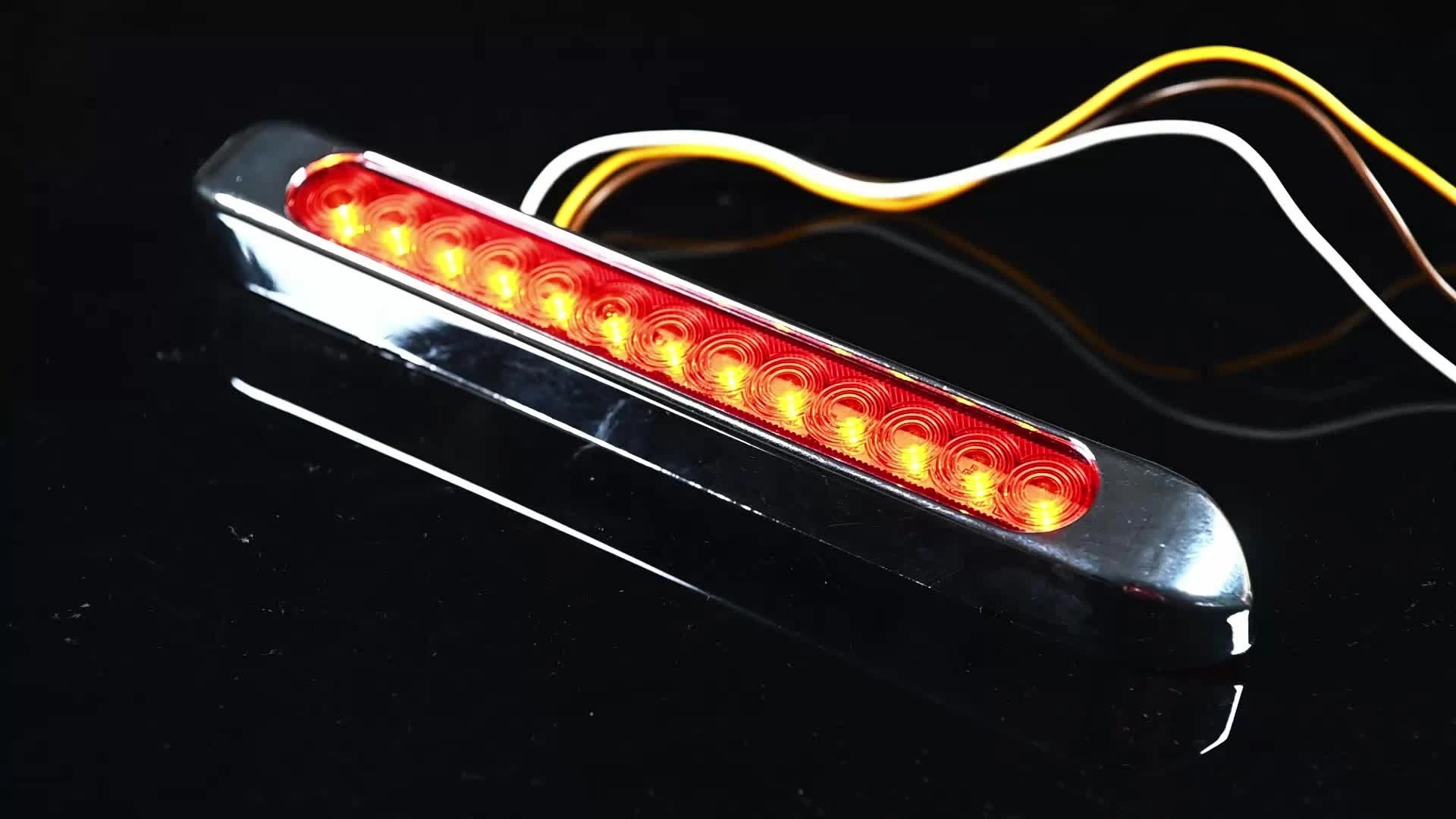 DOT approval 12V-24V IP67 truck trailer slim indicator lights led marker side lamp1