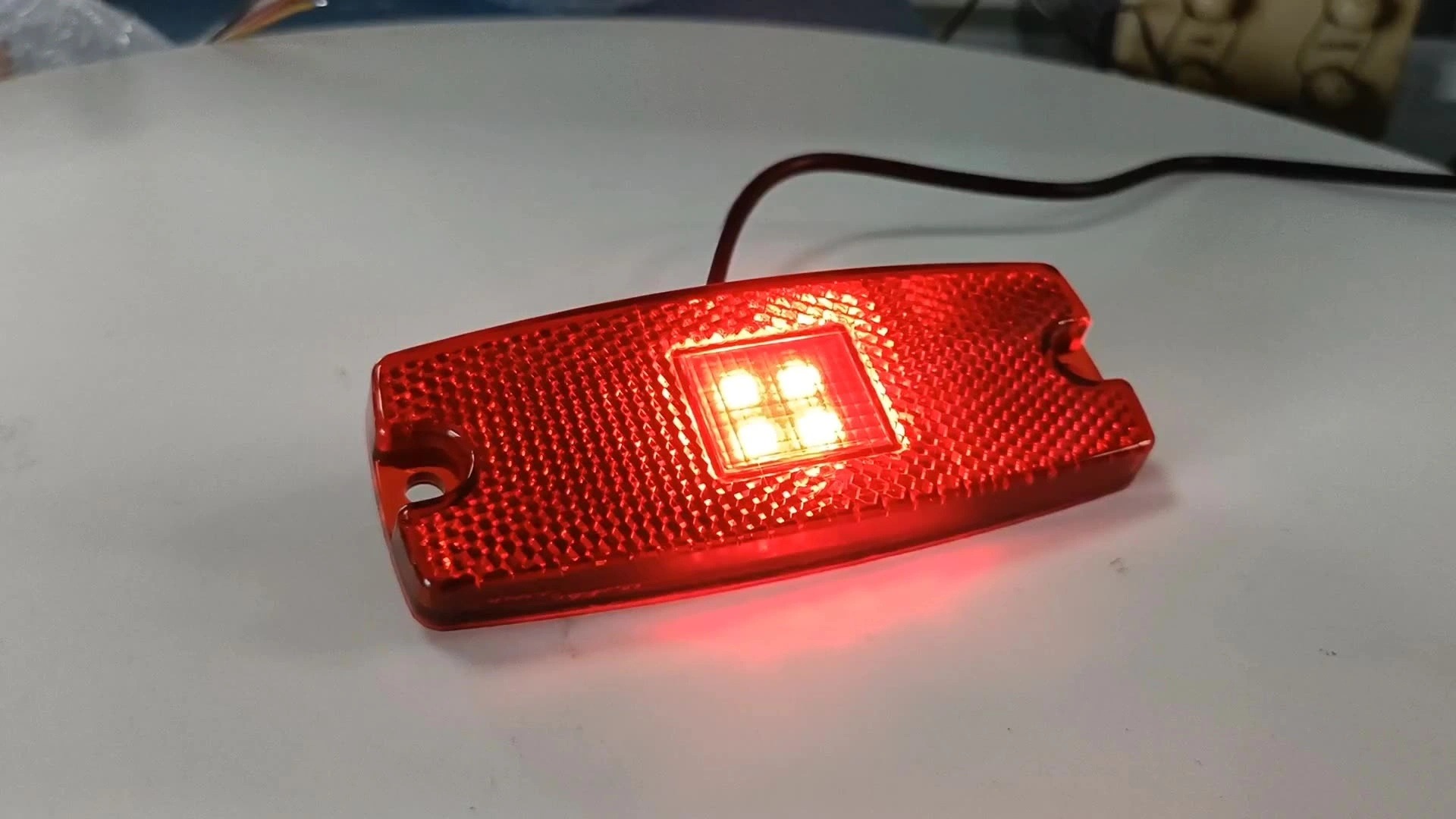 DOT EMARK Trailer Clearance Side Marker Light with Reflector LED Truck Trailer Light Side Reflex1