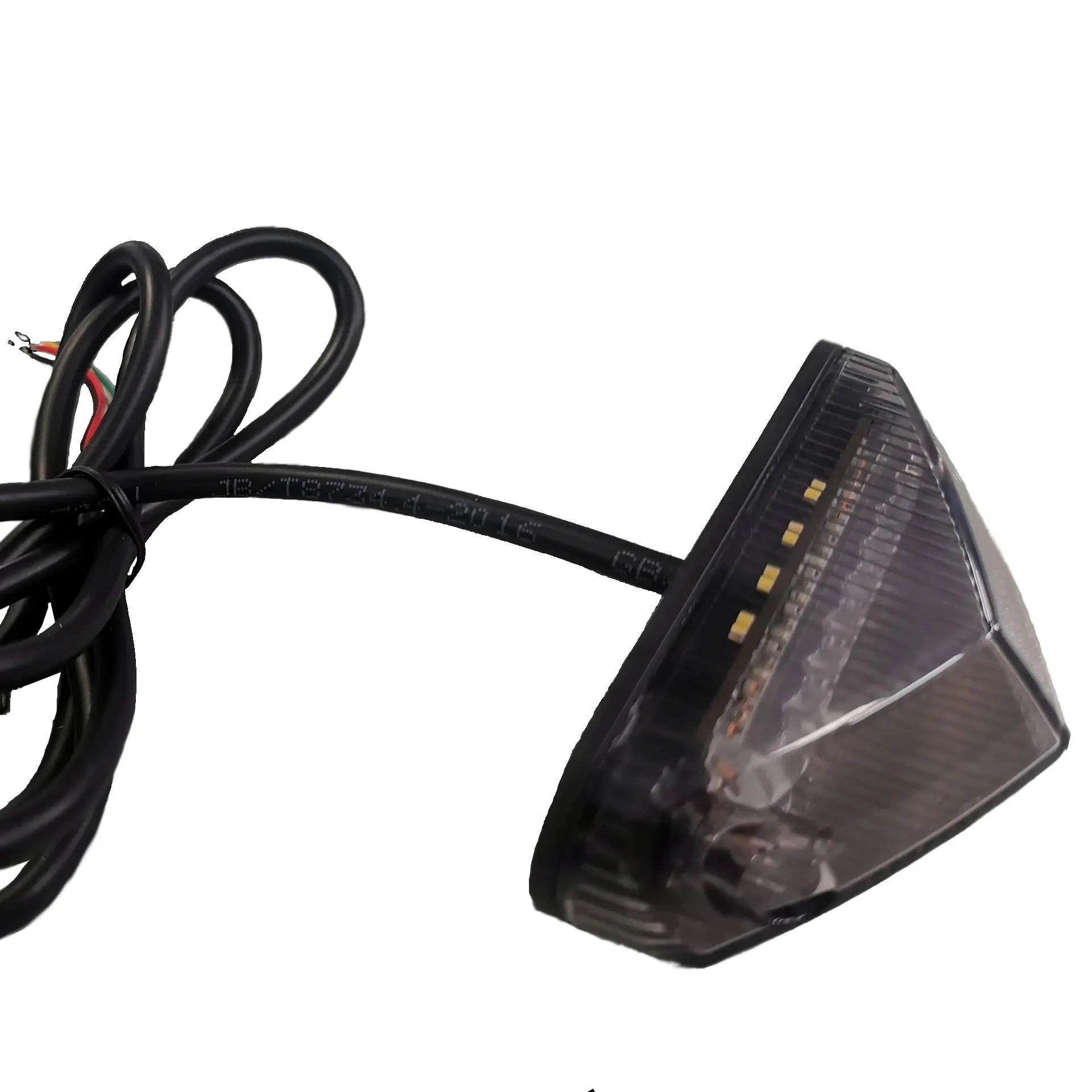 Ks22-010 New Design 12v Universal Motorcycle Led Triangle Red Brake Lights