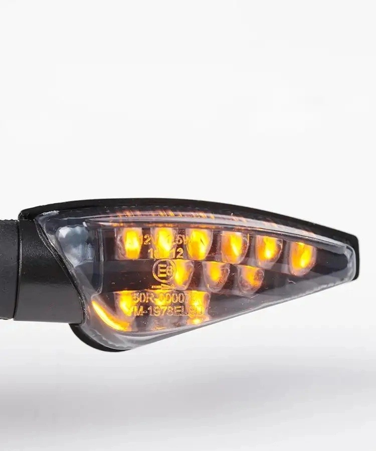 Universal Motorcycle LED Turn Signal Light Indicator Blinker Lamp Amber ABS